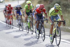 15ª etapa de la Vuelta España ,con salida en Sabiñanigo y llegada en Aramon Formigal118,5 Km