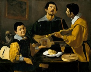 Los tres músicos. Diego Velásquez