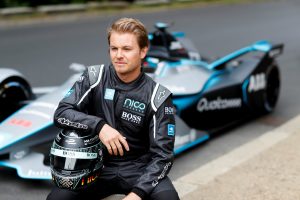 Nico Rosberg probó el nuevo modelo de carros de la Fórmula E.