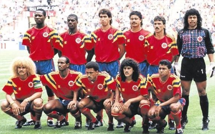 Imagen 2.  Selección Colombia, Italia 90. Tomada de pinterest.