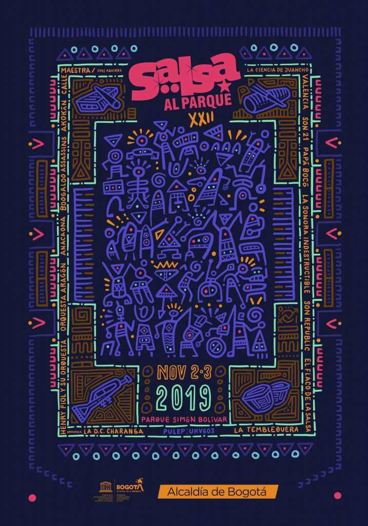 Afiche oficial Salsa al Parque - Cortesía Idartes