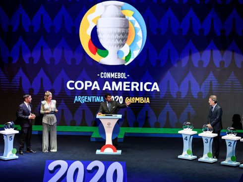 Sorteo de la Copa América 2020 en Cartagena. Foto: AFPrtagena | AFP