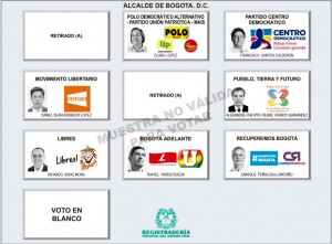 Estos son los siete candidatos a la Alcaldía de Bogotá.