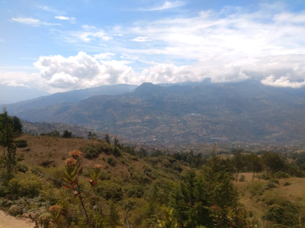 The impressive countryside around Guateque, Boyacá, Colombia. 