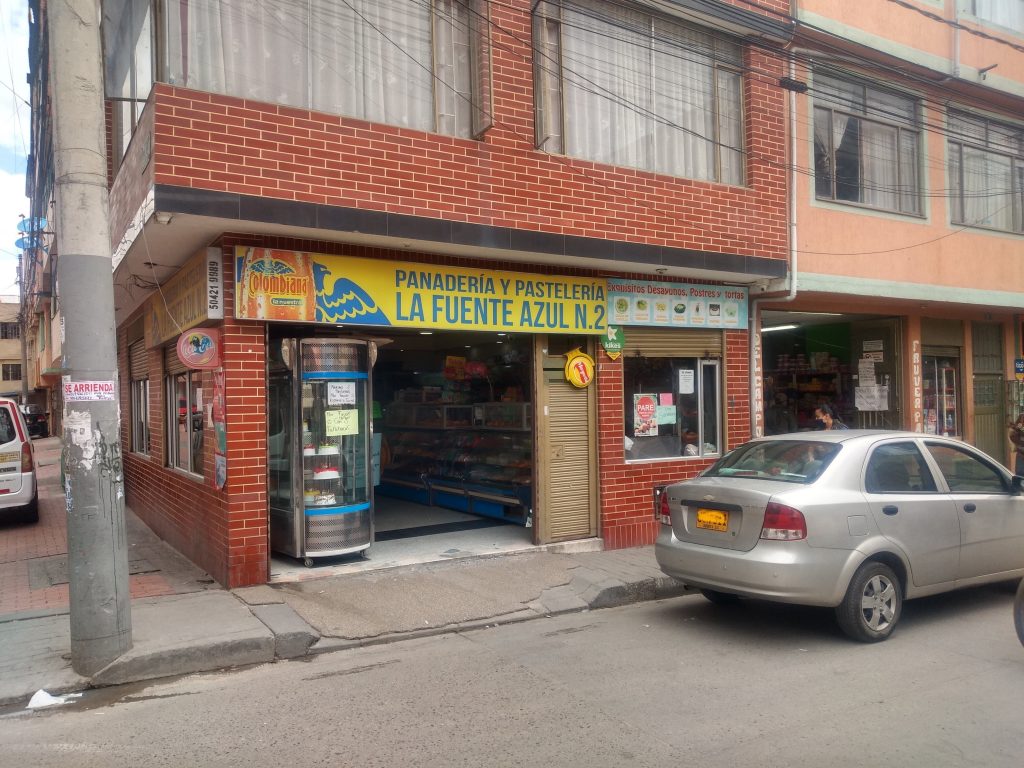 La Fuente Azul N.2 panadería in Barrio Santandercito, Bogotá, Colombia.
