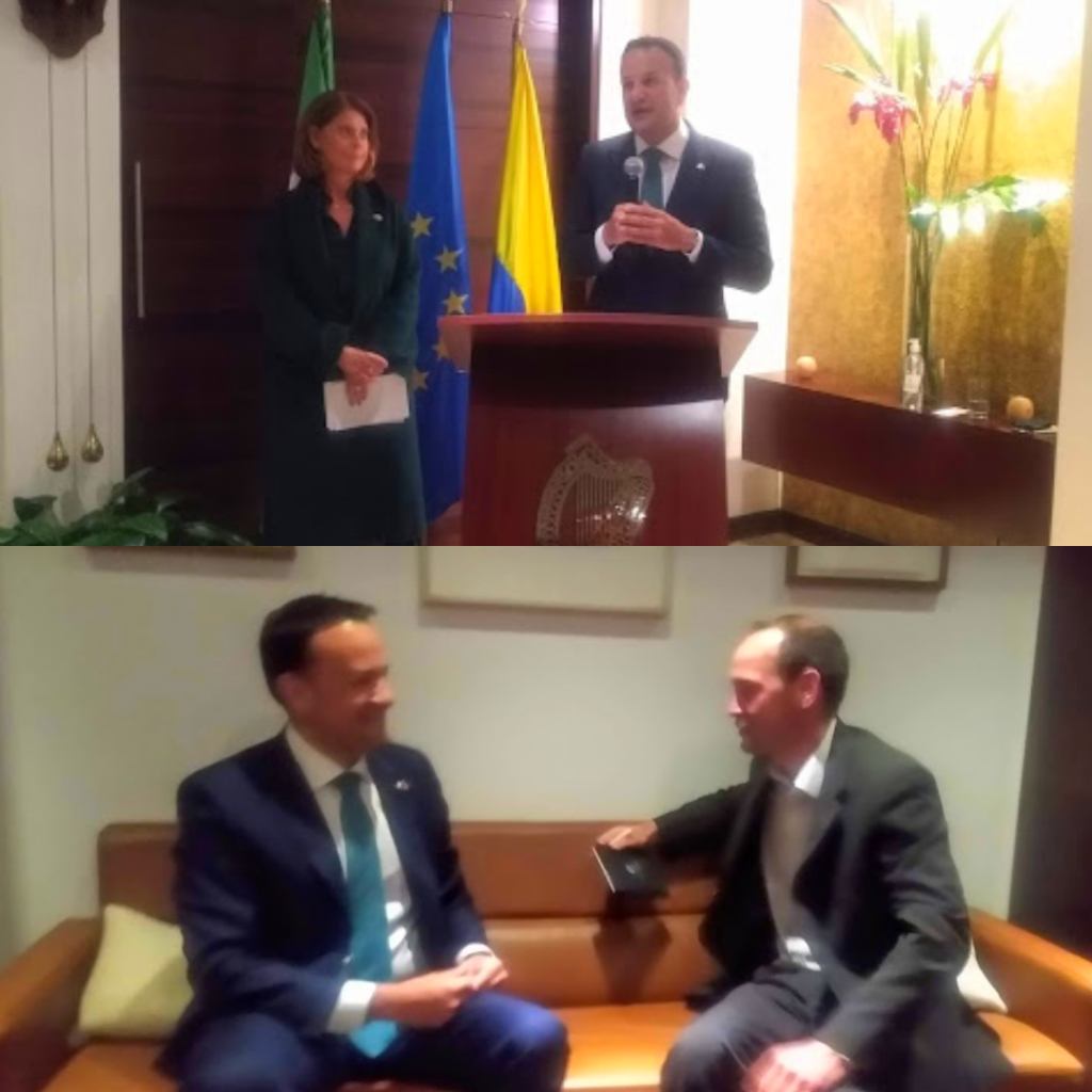 Ireland's Deputy Prime Minister Leo Varadkar wants to make travel to the country easier for Colombians.