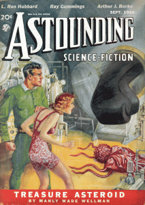 Revistas que publicaban los relatos de ciencia ficción del creador de la Cienciología L. Ron Hubbard. 