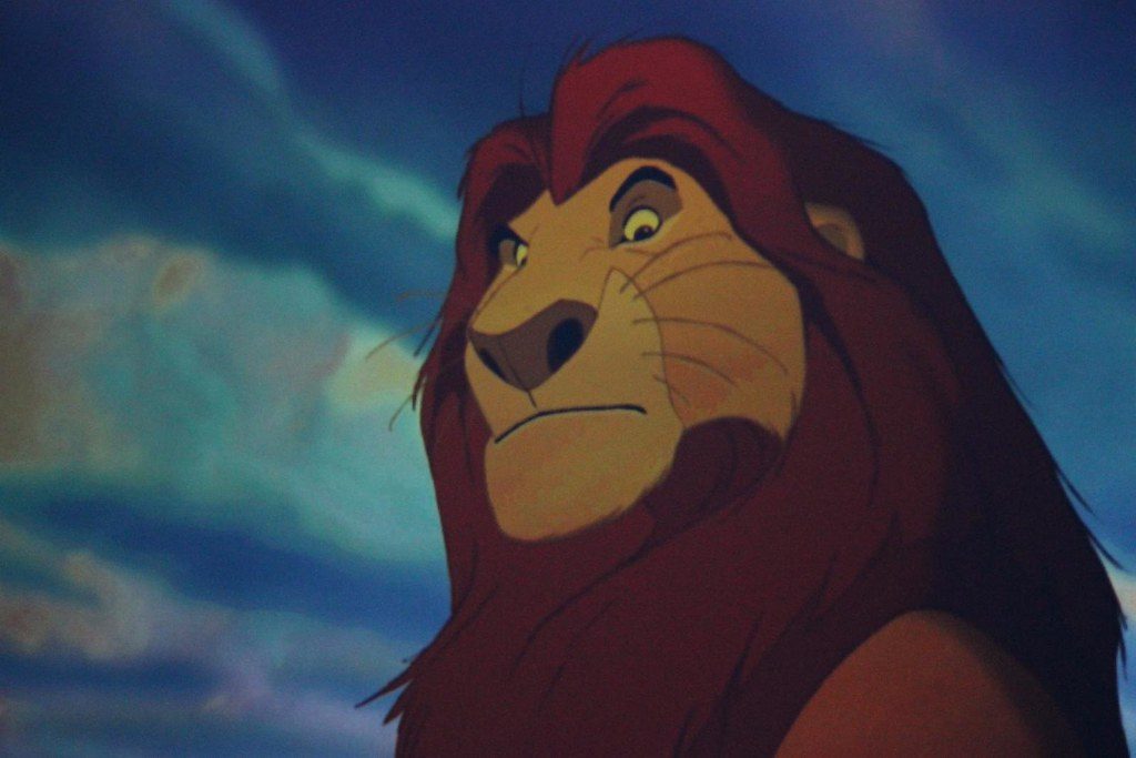 Imagen de la película The Lion King (1994) - Tomada de: https://www.flickr.com/photos/inparistexas/7373693544/ (Photos Courtesy of Robbie Gunn inparistexas.com)