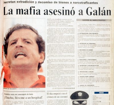 "La mafia asesinó a Galán". ARCHIVO EL TIEMPO
