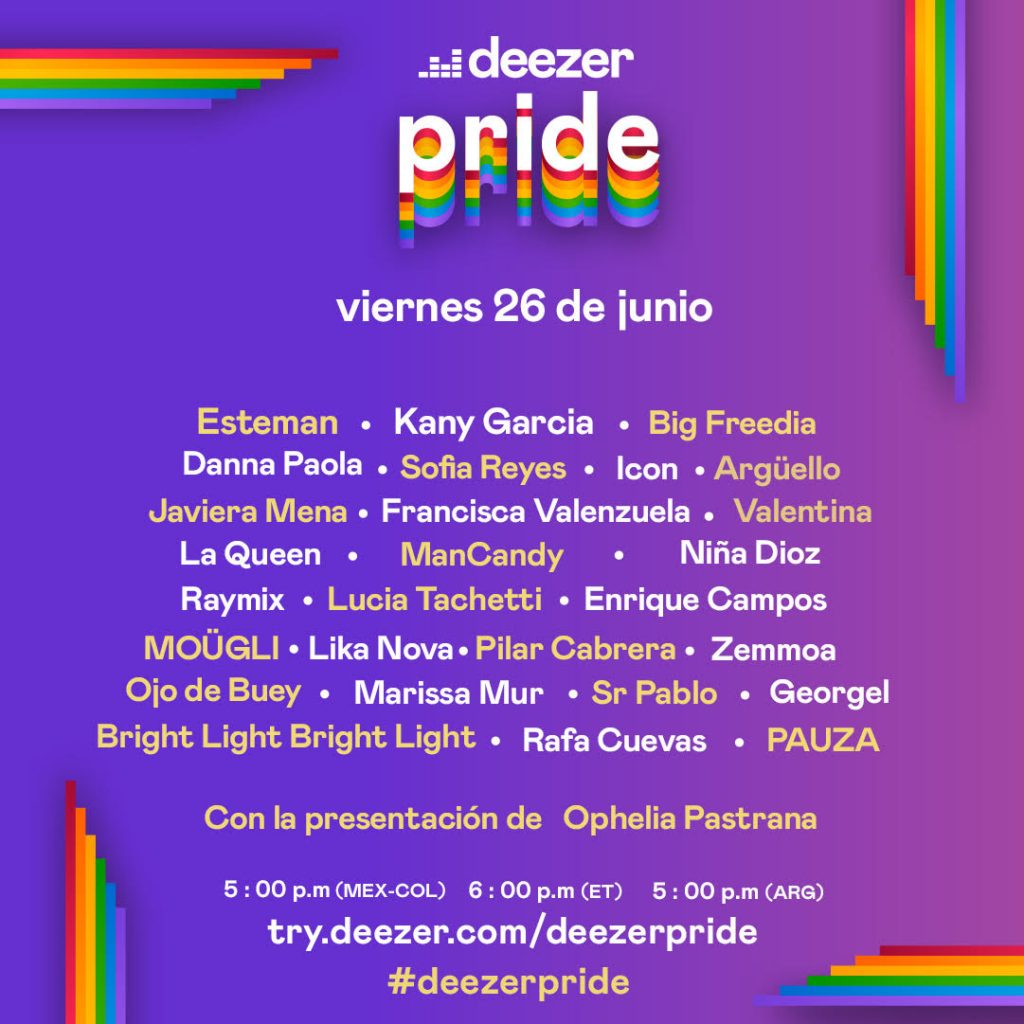 Orgullo LGBTI- Imagen Prensa Deezer