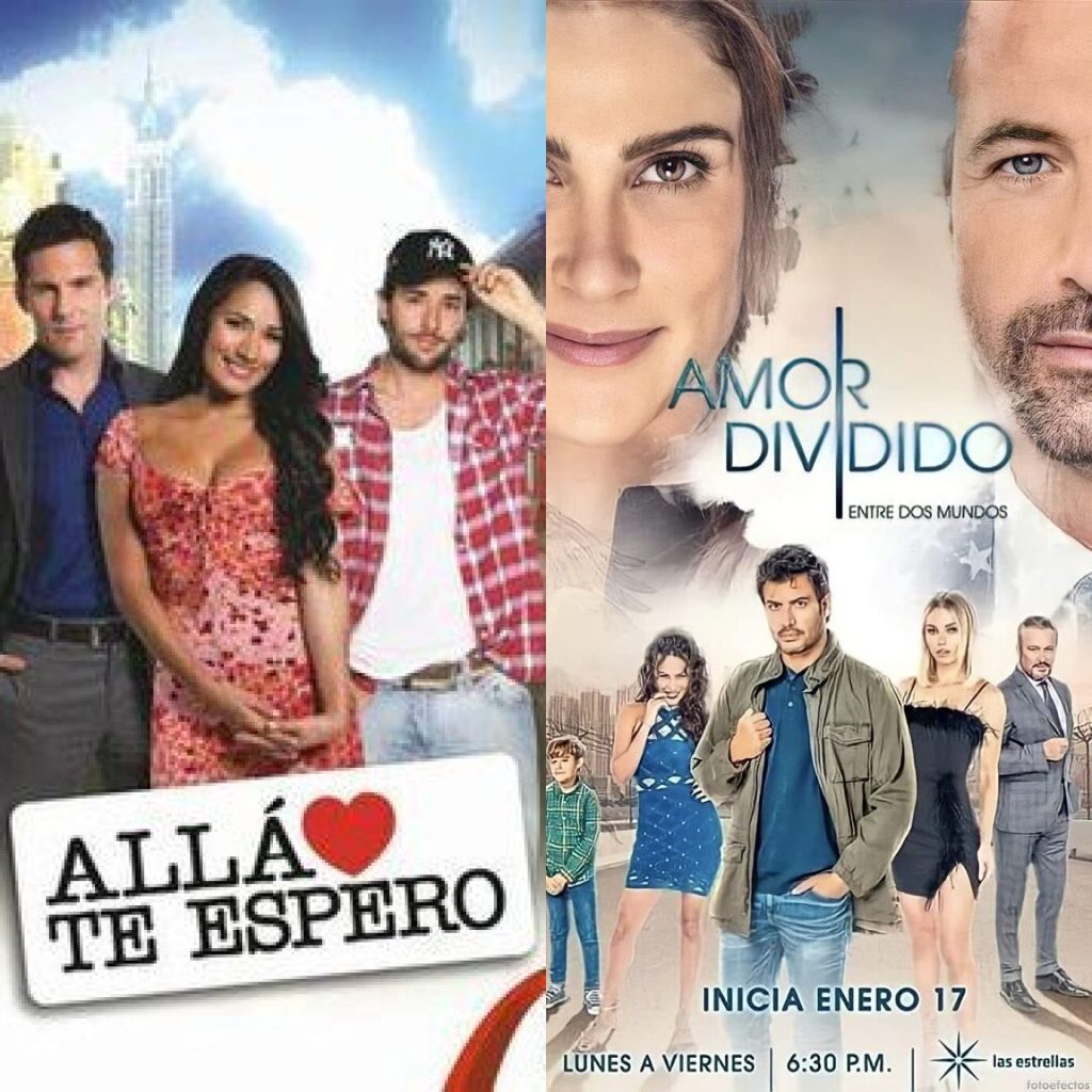 Allá Te Espero y Amor Divido - Imágenes Canal RCN y Televisa
