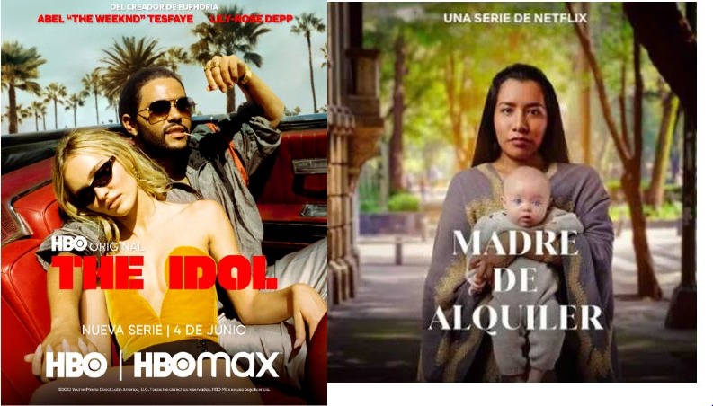 The Idol y Madre de Alquiler - Imágenes HBO y Netflix 