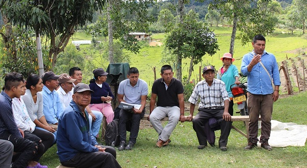 Miembros de la Cooperativa Nuevo Amanecer (Novirao, Totoró). Foto: Fundación ANDI