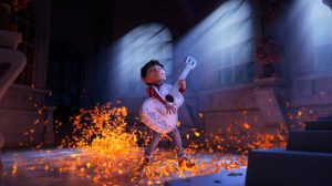 Progression Image 3 of 3: Final Frame..ASPIRING MUSICIAN — In Disney•Pixar’s “Coco,” Miguel (voice of newcomer Anthony Gonzalez) dreams of becoming an accomplished musician like the celebrated Ernesto de la Cruz (voice of Benjamin Bratt). But when he strums his idol’s guitar, he sets off a mysterious chain of events. Directed by Lee Unkrich, co-directed by Adrian Molina and produced by Darla K. Anderson, “Coco” opens in theaters Nov. 22, 2017.