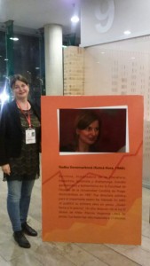 Radka Denemarková en la Feria del Libro de Bogotá - foto personal