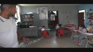 Aula múltiple en la Escuela San José del Chocho - foto tomada por La Sal en la Herida