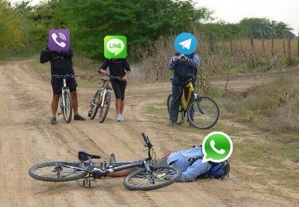 'Caída de WhatsApp', meme que nos llegó por Twitter