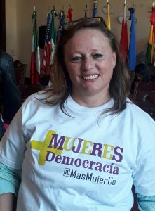 RAQUEL SOFIA AMAYA, candidata al SENADO, # 36, por el Partido Verde - foto personal