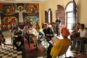 Encuentro de escritores con Amalia Lú Posso Figueroa, talento del Chocó - foto Motete