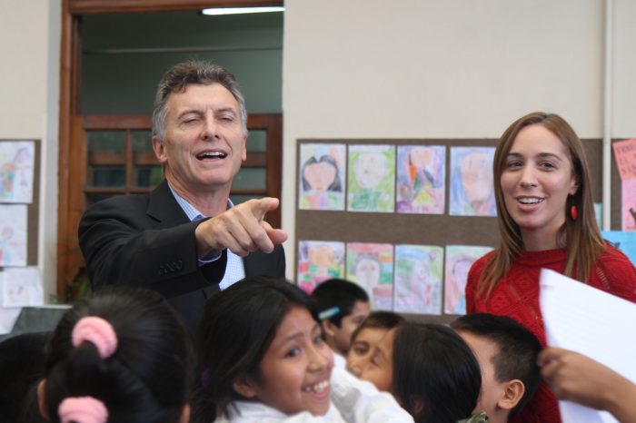 Macri y Vidal en Nueva Pompeya, Buenos Aires. Foto: Gobierno de la Ciudad de Buenos Aires [CC 2.0 vía Wikimedia Commons]