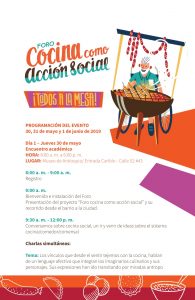 Programación del segunda versión de Foro Como Acción Social en los barrios populres de Pederegal, Castilla y el Centro Cultural de los Colores