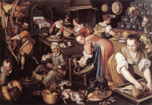 La cocina, 1580. Vincenzo Campi