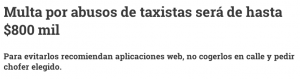 Noticia de El Tiempo, diciembre 2013