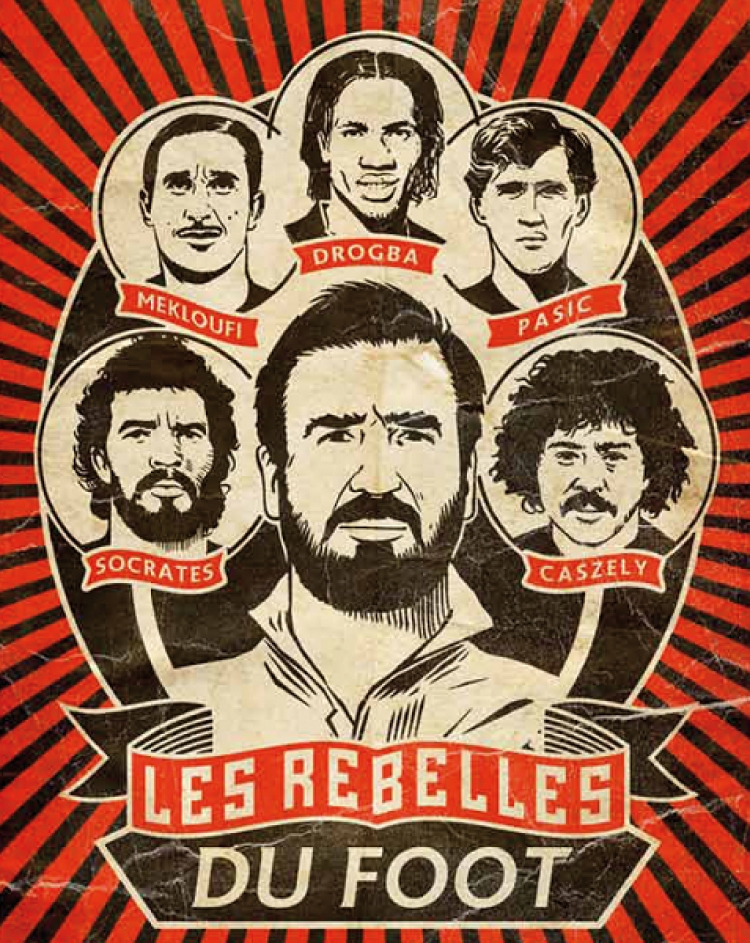 Póster oficial de 'Les rebelles du foot'. 