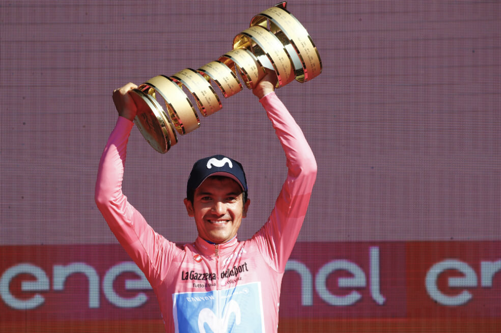 Foto: AFP (2019) – Richard Carapaz campeón del Giro 2019  