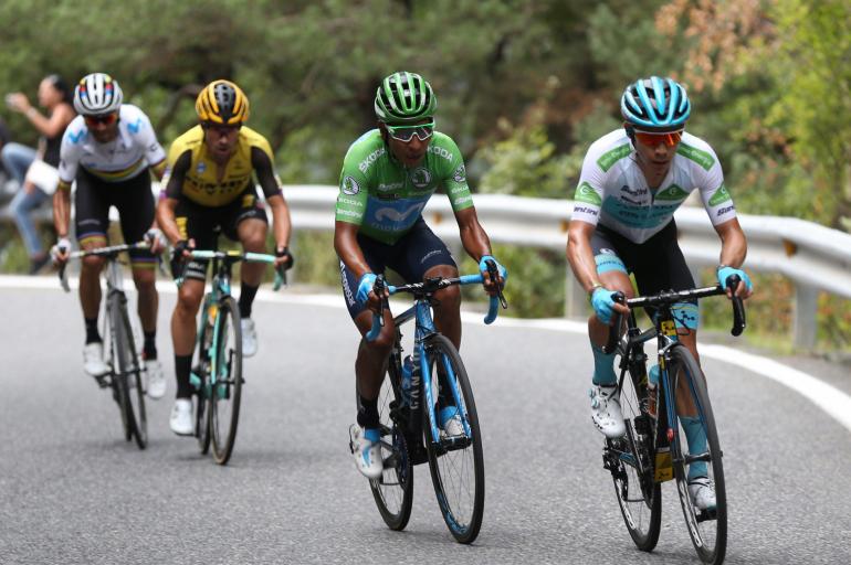 Foto: EFE (2019) - López, Quintana, Roglič y Valverde se jugarán el triunfo de La Vuelta 2019