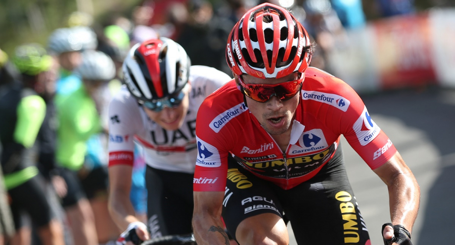 Foto: AFP (2019) - Primož Roglič líder de la Vuelta a España