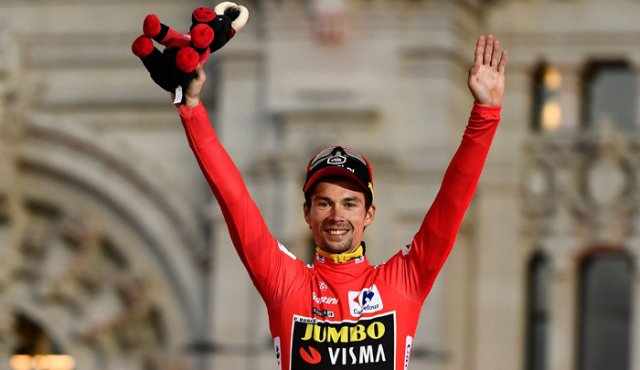 Foto: AFP (2019) – Primož Roglič, vencedor de la edición 74 de la Vuelta a España 