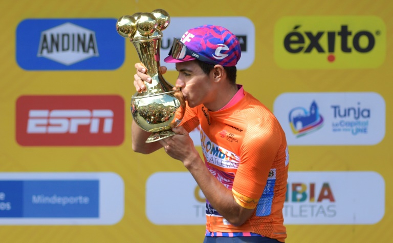 Foto: AFP (2020) – Sergio Higuita, campeón del Tour Colombia 2020 