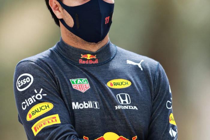 Sergio 'Checo' Pérez, ganador de hoy en el Gran Premio de Azerbaiyán, en Bakú. Foto: Red Bull Racing Team