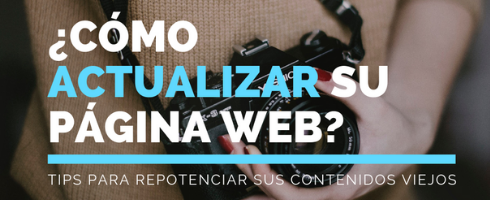 actualizar sitio web