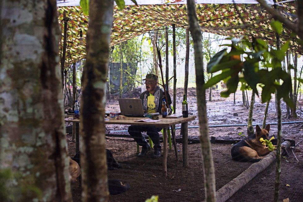 Campamento de las FARC. Fotografía de Camilo Rozo para El País de España. 