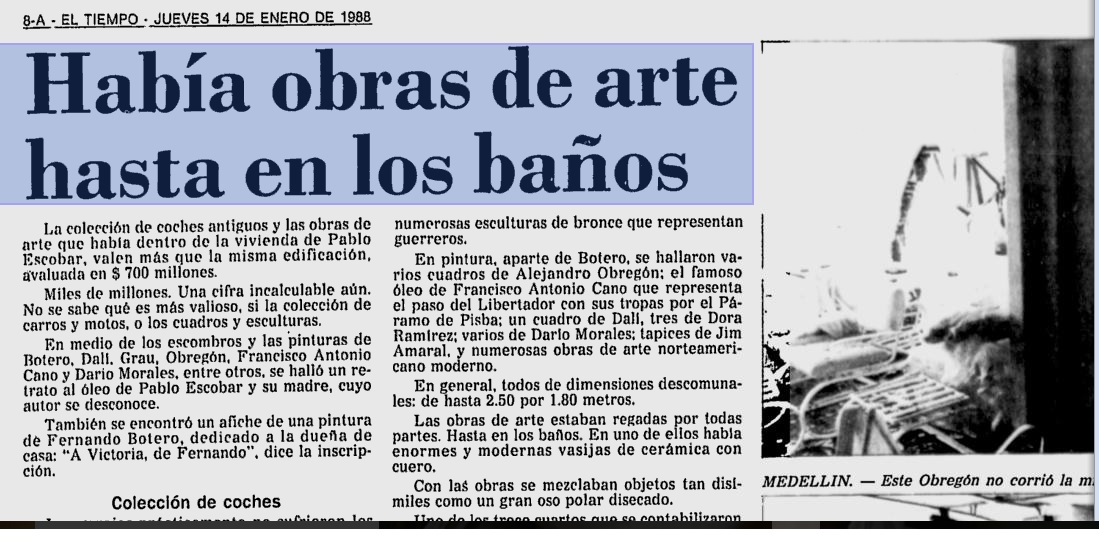Recorte El Tiempo - Jueves 14 de enero de 1988