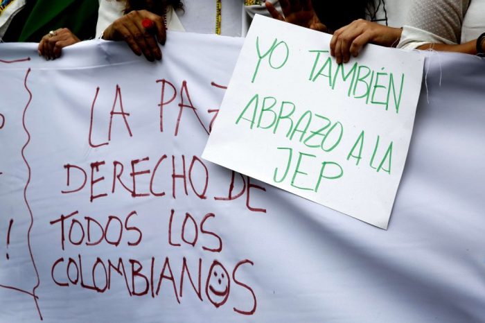 Foto: Leonardo Muñoz, EFE. El presidente Iván Duque tendrá que definir en los próximos días si avala o no el proyecto de la ley que determinará el funcionamiento de la JEP. ¿Por qué es tan importante su firma y qué ocurre si se opone?