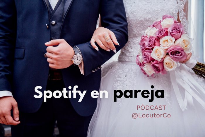 Spotify en pareja. Imagen: @LocutorCo