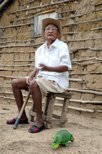 Ángel Amaya Uliana, pütchipü’ü de Tokopee, Riohacha, La Guajira. Foto: Clark M. Rodríguez.