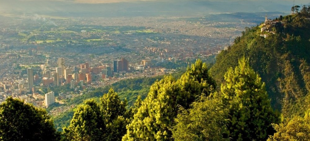 Los cerros de Monserrate, Bogotá
