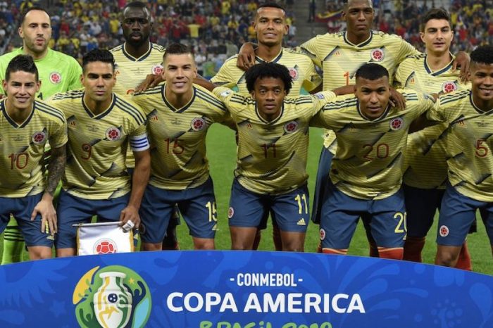 Selección Colombia posa previo a un partido por Copa América. Foto: Getty Images