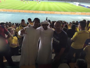 Kuwaitíes optimistas pedían tres goles