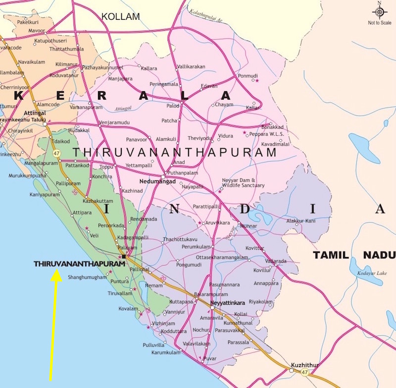 Thiruvananthapuram-District-Map