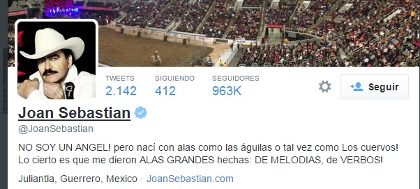 Joan Sebastian, el hombre de las 900 canciones | Blogs El Tiempo