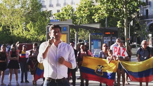 26 Julio de 2019. Grito por la vida, por la paz. Madrid, Puerta de Alcalá. Foto:Javier Urrea.