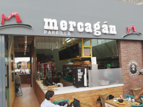 Restaurante Mercagán. Foto: Hugo Leonardo Valenzuela