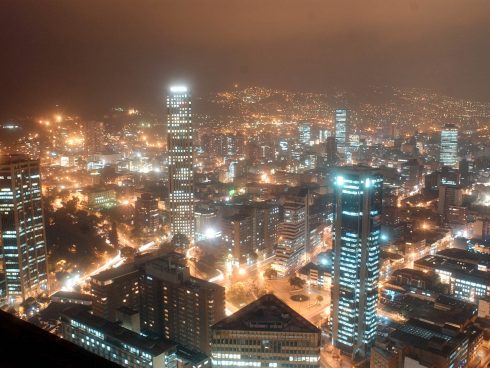 Panorámica nocturna de Bogotá. Foto: Felipe Caicedo - EL TIEMPO.