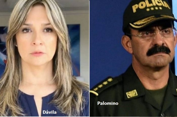 Victoria Eugenia Dávila y el General Rodolfo Palomino - foto tomada de La Otra Cara