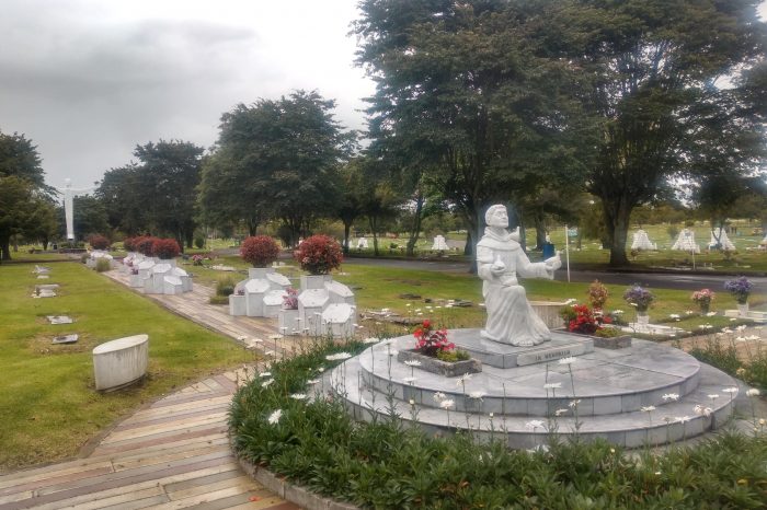 A cemetery in the north of Bogotá, Colombia